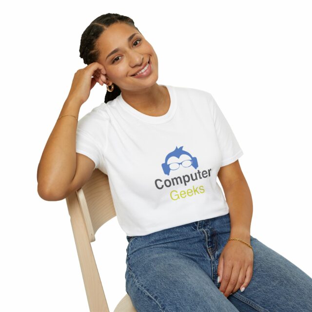 Unisex soft Cotton t-shirt ComputerGeeks - Image 3