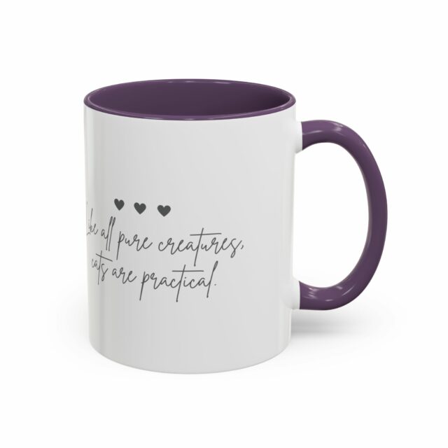 Charming Cat-Themed Coffee Mug, Funny Cat Lover Gift, Ceramic Accent Mug, Cat Lover's Coffee Cup, Cat Quote Mug - Image 26