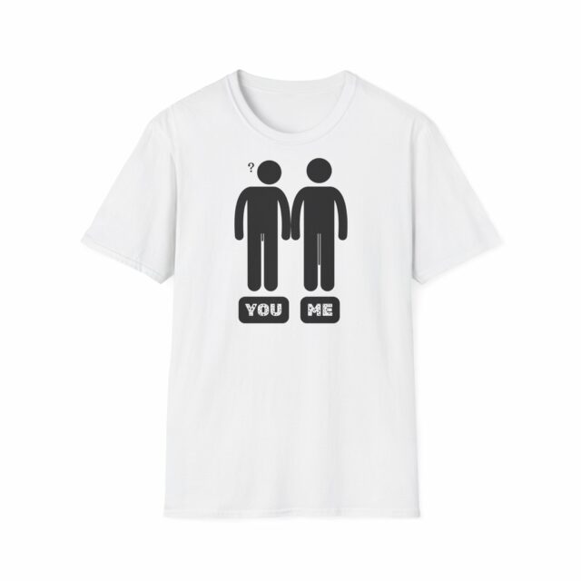 Unisex soft Cotton t-shirt you and me